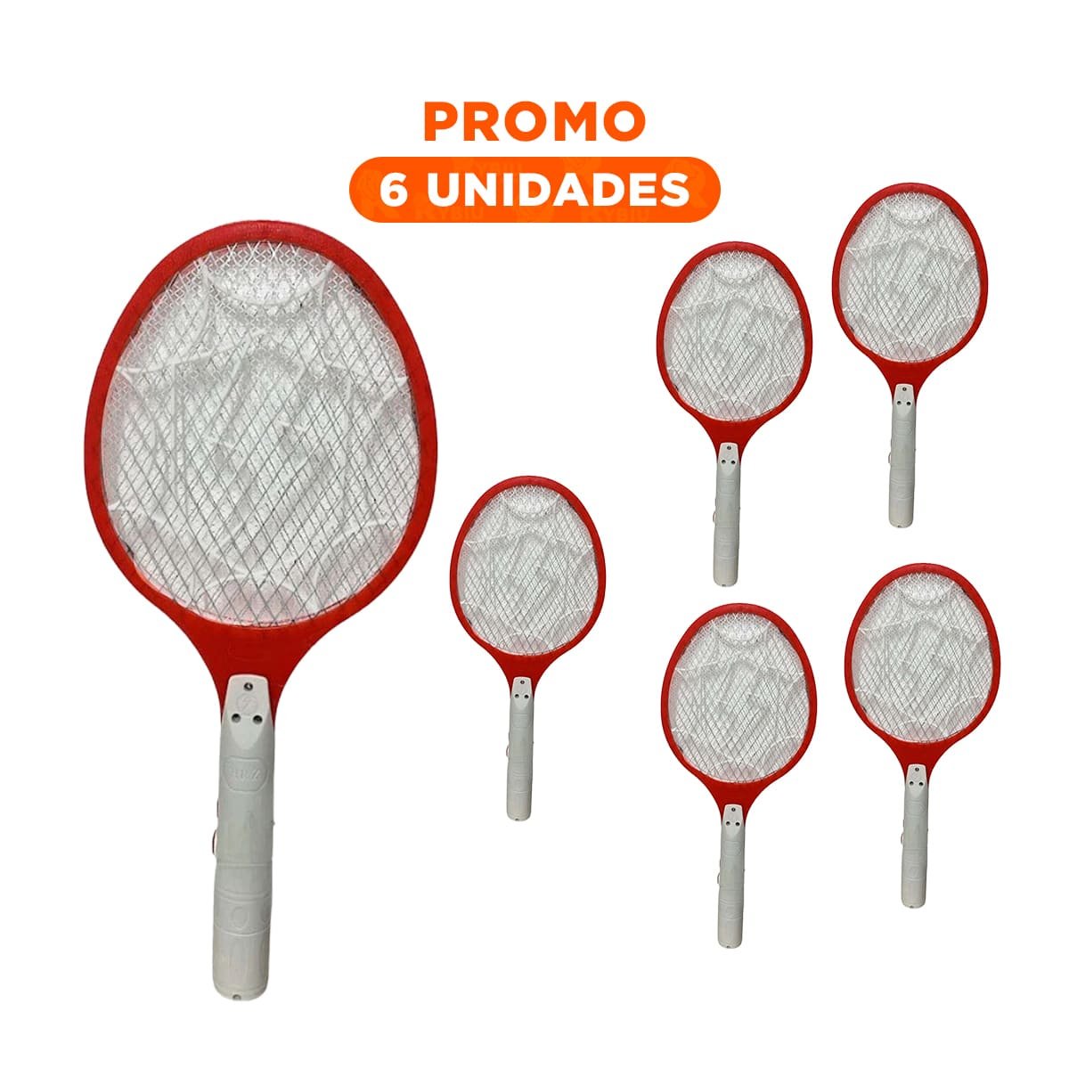 PACK6 DISPOSITIVO MOSQUITERA MULTIFUNCIONAL PARA ESPACIOS LIBRES ROJO Y+REGALO STICKER - 1