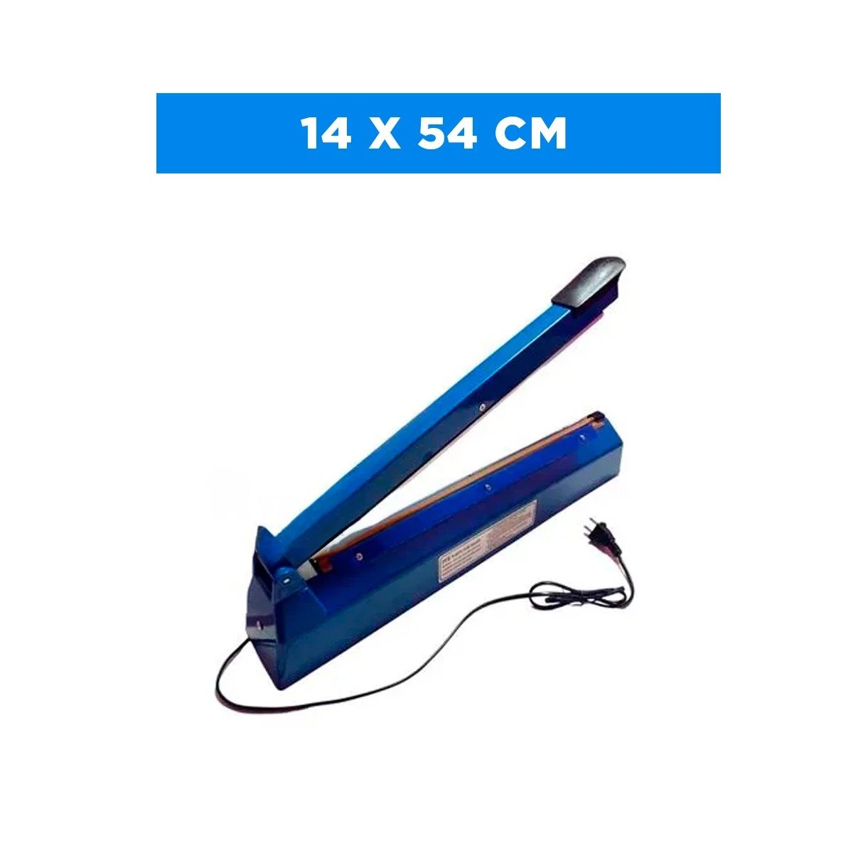 SELLADOR PORTATIL PARA CERRAR BOLSAS FACIL Y RAPIDO AZUL 54X14CM - 4