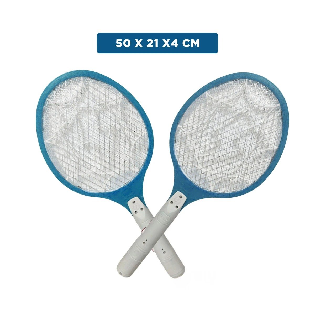 RAQUETA MOSQUITERA PORTATIL PARA DORMITORIO OFICINA Y ESPACIOS EXTERIORES AZUL Y+PAPEL REGALO - 4