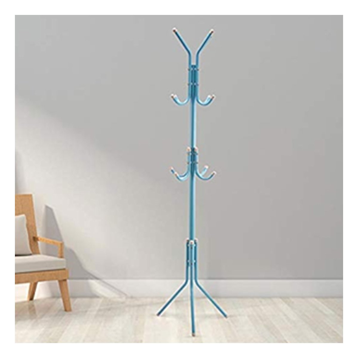 PACK6 ESTRUCTURA MULTIUSO 175X45CM PARA ORDENAR PRENDAS EN CASA CELESTE - 2
