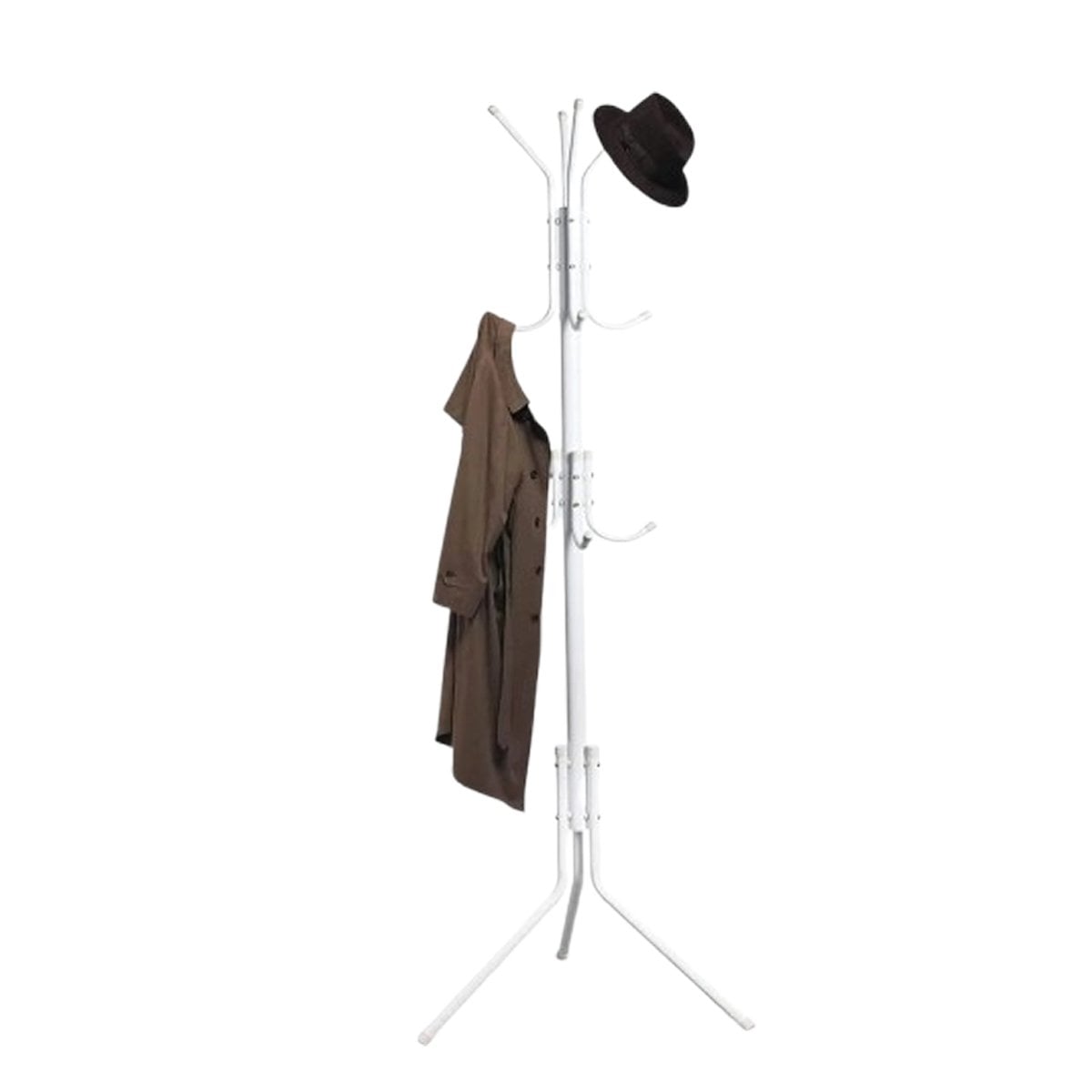 PACK2 SOPORTE MULTIUSO 175X45CM PARA COLGAR ROPA DIARIO BLANCO PRACTICO Y+REGALO STICKER - 2