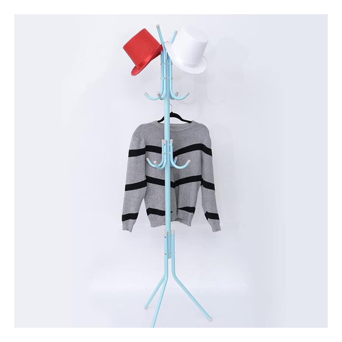 PACK6 ESTRUCTURA MULTIUSO 175X45CM PARA MANTENER ORDEN EN ESPACIOS CELESTE Y+REGALO STICKER - 3