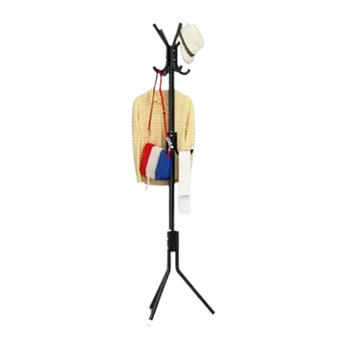 PACK12 SOPORTE MULTIUSO 175X45CM PARA ORDENAR PRENDAS EN CASA NEGRO Y+REGALO STICKER - 2