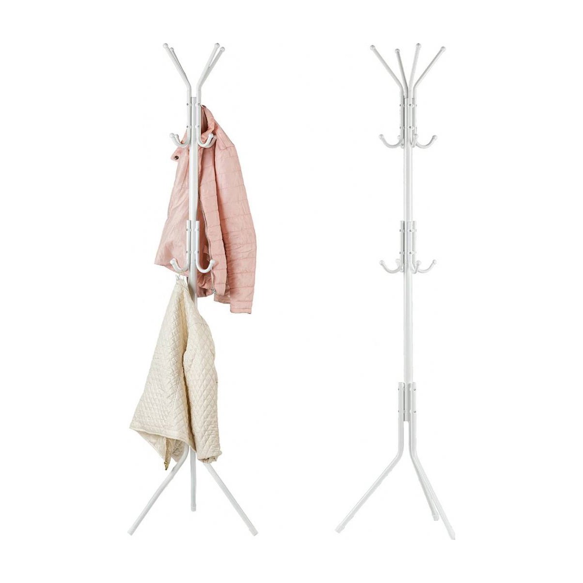 PACK4 SOPORTE MULTIUSO 175X45CM PARA ROPA Y ACCESORIOS EN HOGAR BLANCO FIRME Y+PAPEL REGALO - 3