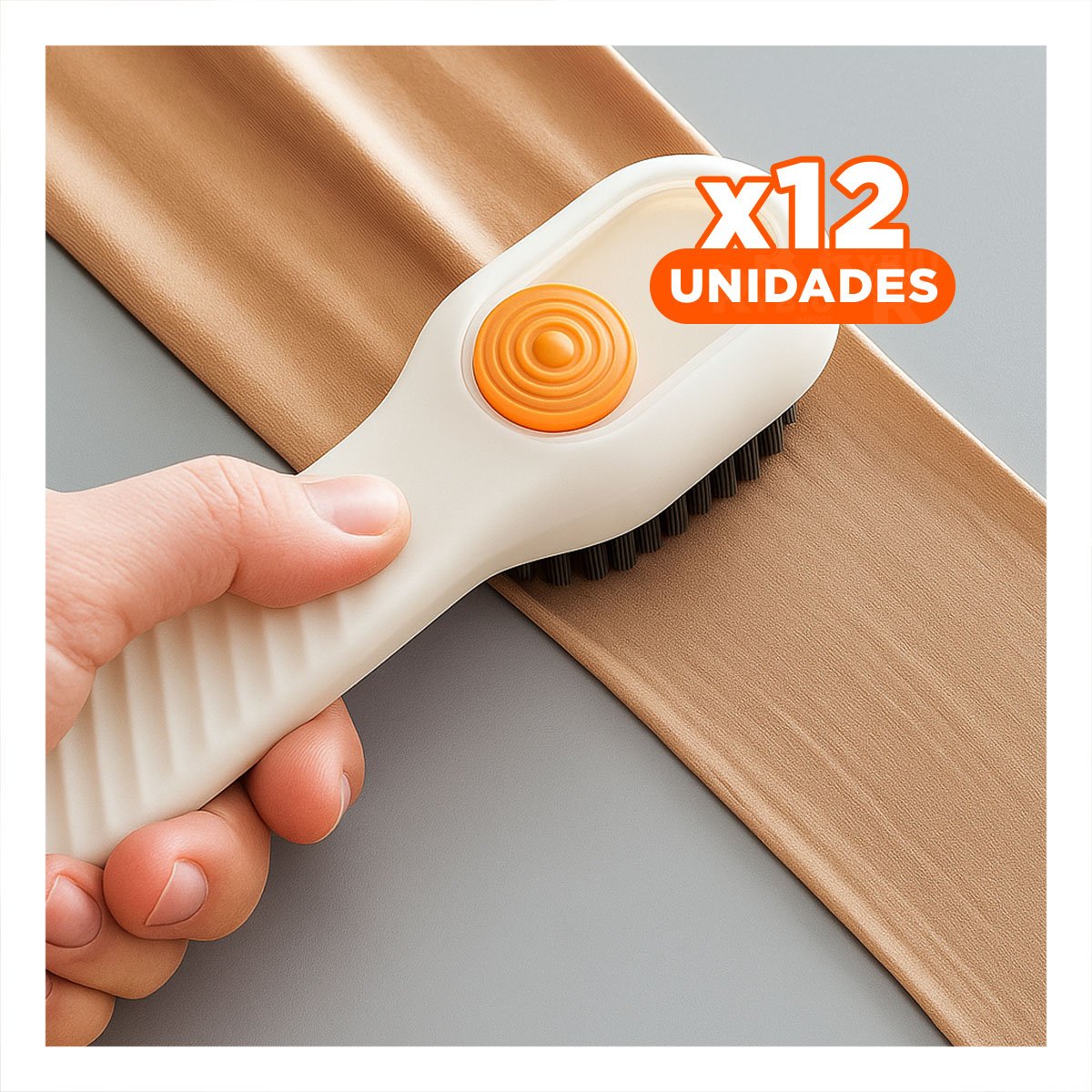 PACK12 UTENSILIO DE LIMPIEZA CON DISPENSADOR MULTIFUNCIONAL PARA COCINA BLANCO Y+REGALO STICKER - 1