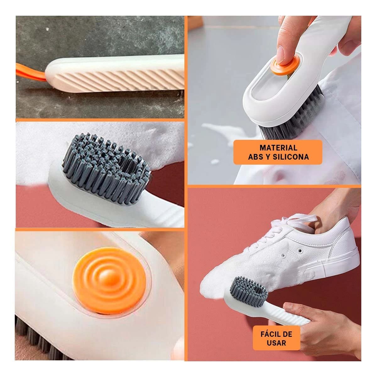 PACK6 ACCESORIO DE LIMPIEZA CON DISPENSADOR MULTIFUNCIONAL PRACTICO BLANCO Y+PAPEL REGALO - 3