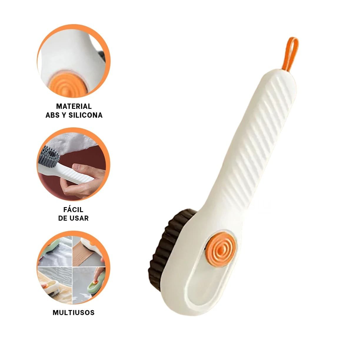 CEPILLO CON DISPENSADOR MULTIFUNCIONAL COMPACTO PARA ESPACIOS DE COCINA BLANCO Y+POST IT - 5