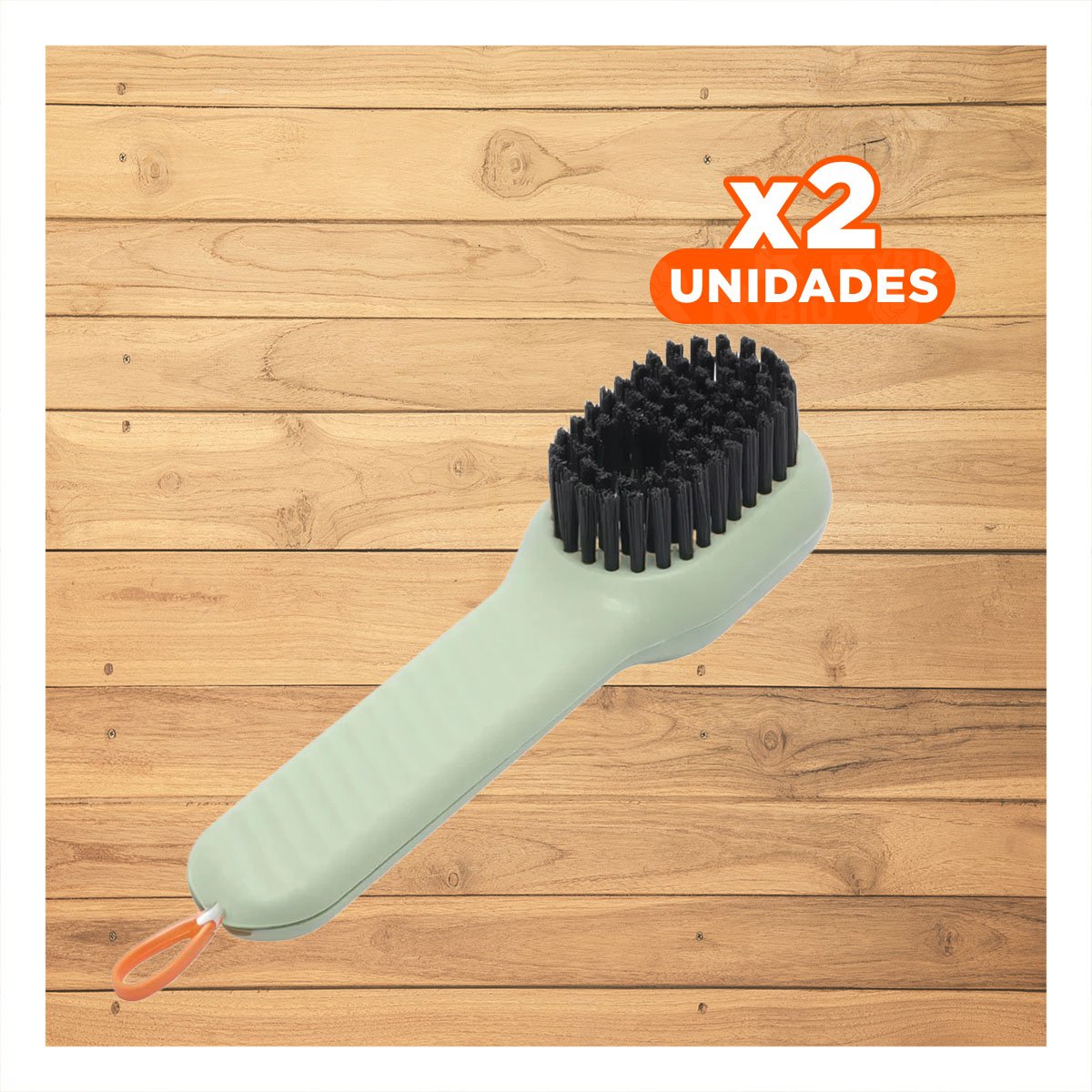PACK2 HERRAMIENTA DE LIMPIEZA CON DISPENSADOR MULTIFUNCIONAL VERDE - 1