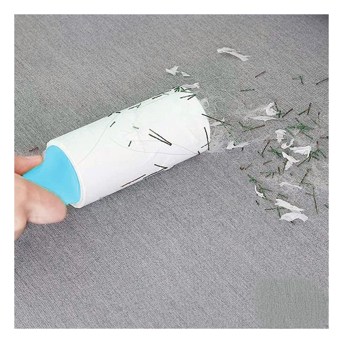 RODILLO PRACTICO QUITA PELUSA PARA ROPA DE USO DIARIO CELESTE Y+POST IT - 3