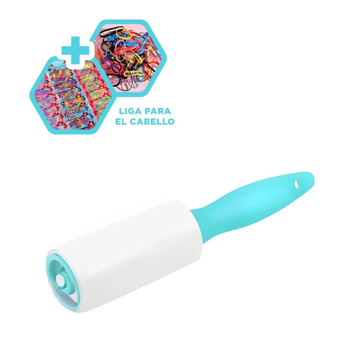 RODILLO MANUAL QUITA PELUSA PARA TELAS Y ASIENTOS EN CASA CELESTE Y+LIGAS REGALO - 2