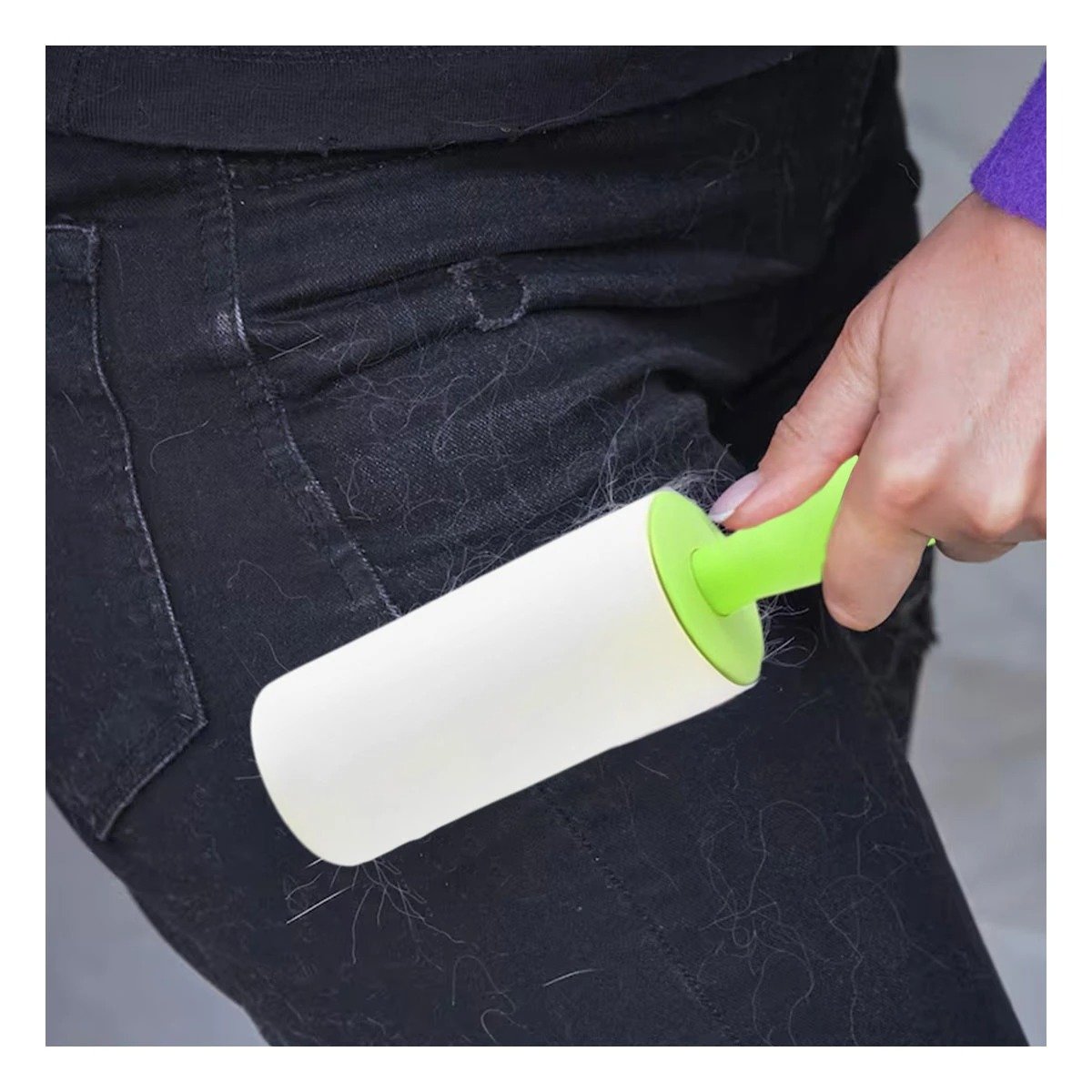 PACK12 HERRAMIENTA QUITA PELUSA EN RODILLO PARA ROPA VERDE PRO NUEVO Y+PAPEL REGALO - 5