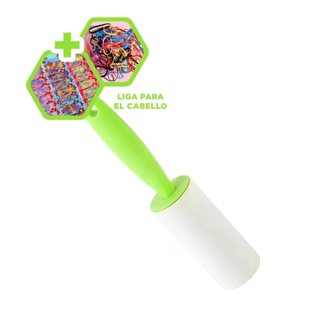 RODILLO MANUAL QUITA PELUSA PARA TELAS Y ASIENTOS EN CASA VERDE MAX NUEVO Y+LIGAS REGALO - 2