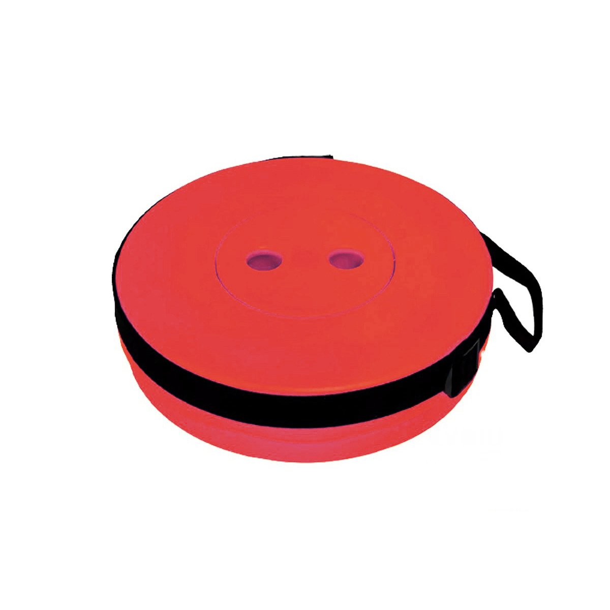 SILLA FUNCIONAL PLEGABLE 2 SEGUROS PORTATILES TONO ROJO BASE NEGRA Y+REGALO STICKER - 1