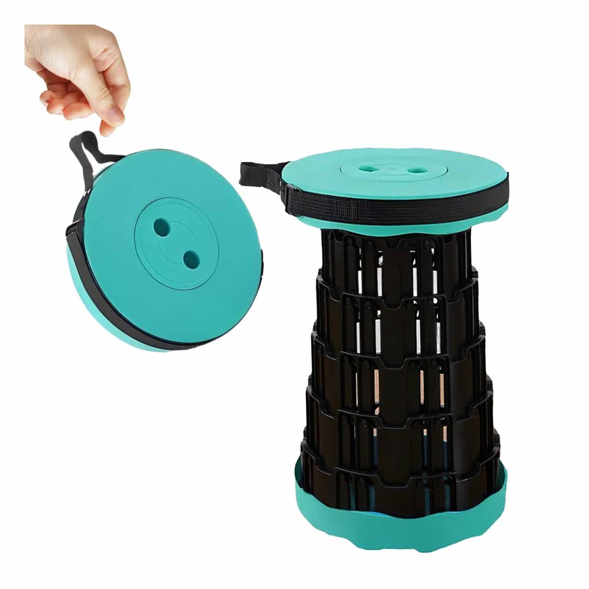 PACK6 BUTACA PLEGABLE CON 2 SEGUROS PARA ACTIVIDADES EN CASA VERDE NEGRO Y+REGALO STICKER - 2