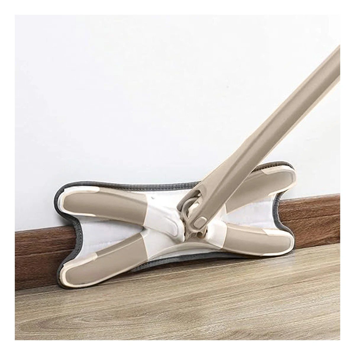 LIMPIADOR MARIPOSA CON SISTEMA DE FIBRAS PARA MANTENER PISOS LIMPIOS Y ORDENADOS BEIGE - 3