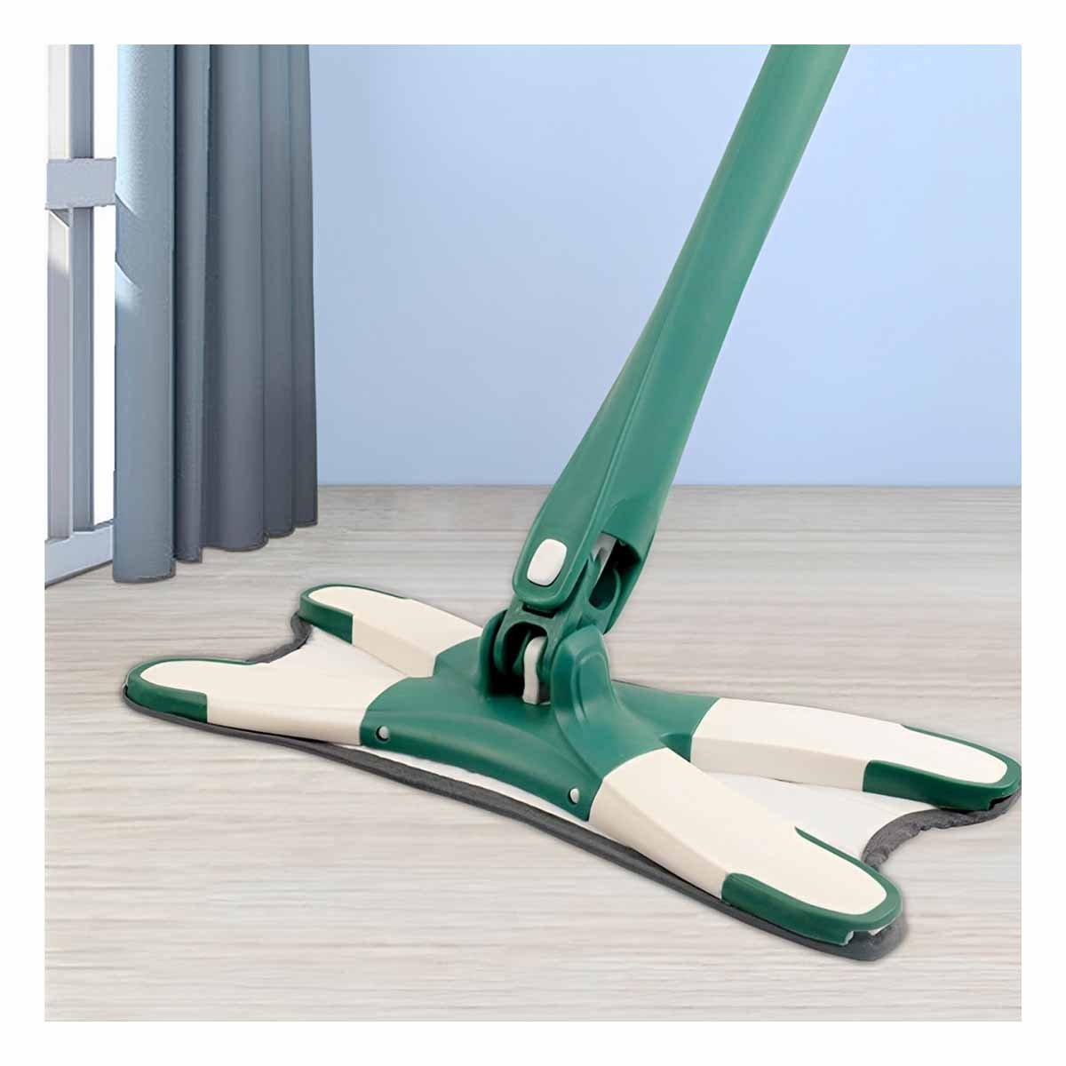 MOPA MARIPOSA DE MICROFIBRA PARA LIMPIEZA FACIL Y PROFUNDA EN TODOS LOS PISOS VERDE - 3