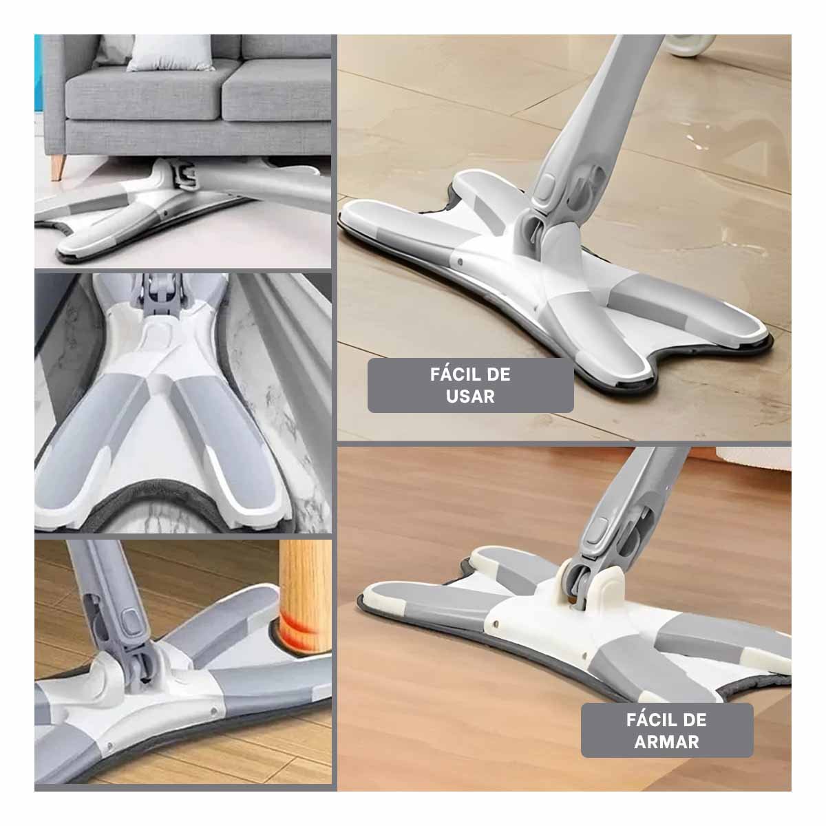 LIMPIADOR MARIPOSA MULTIUSO PARA TODOS LOS RINCONES DE LA CASA PLOMO Y+LIGAS REGALO - 1