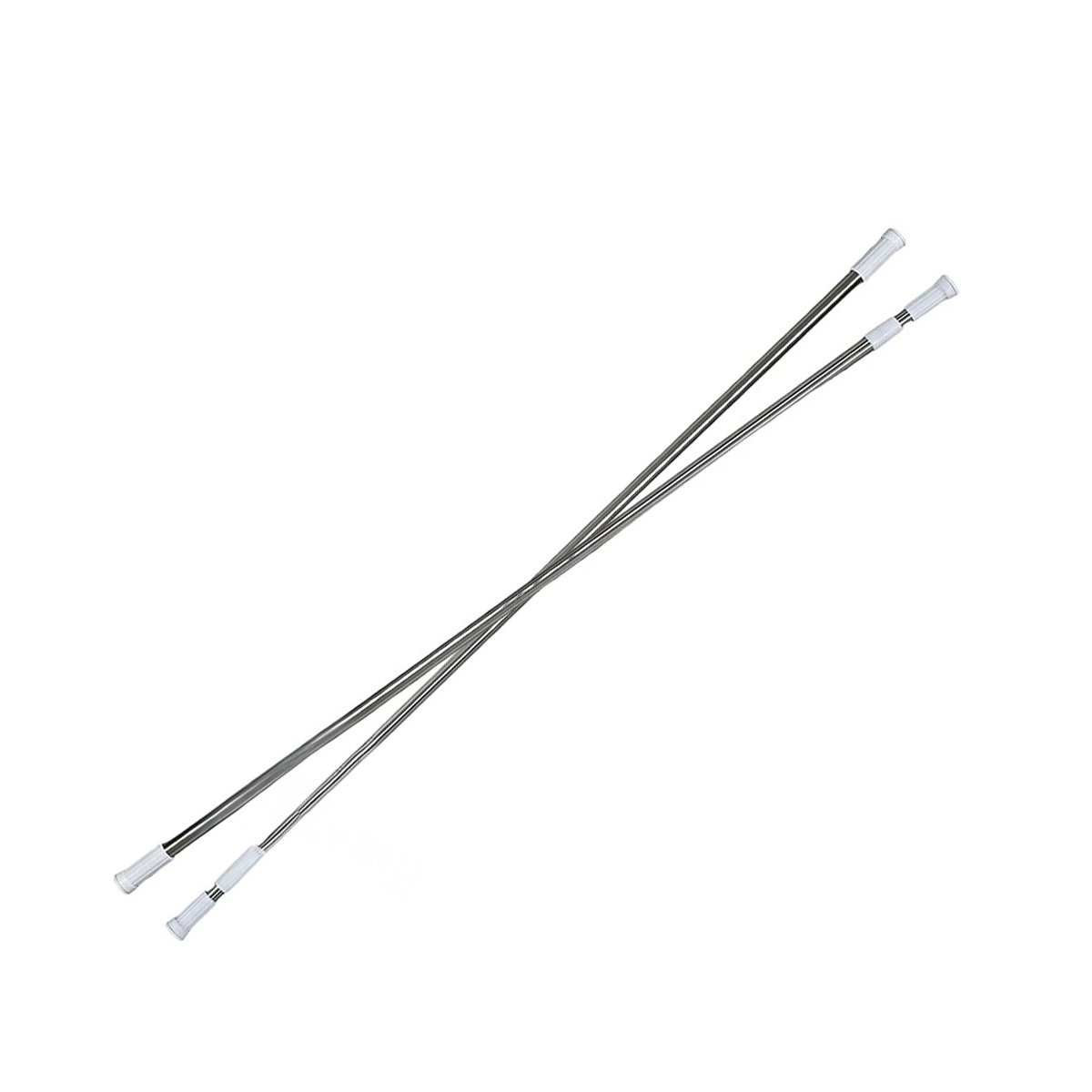 PACK2 VARILLA REGULABLE PARA DUCHA FACIL COMPACTA PLOMO 1,40M A 2,60M Y+REGALO STICKER - 2