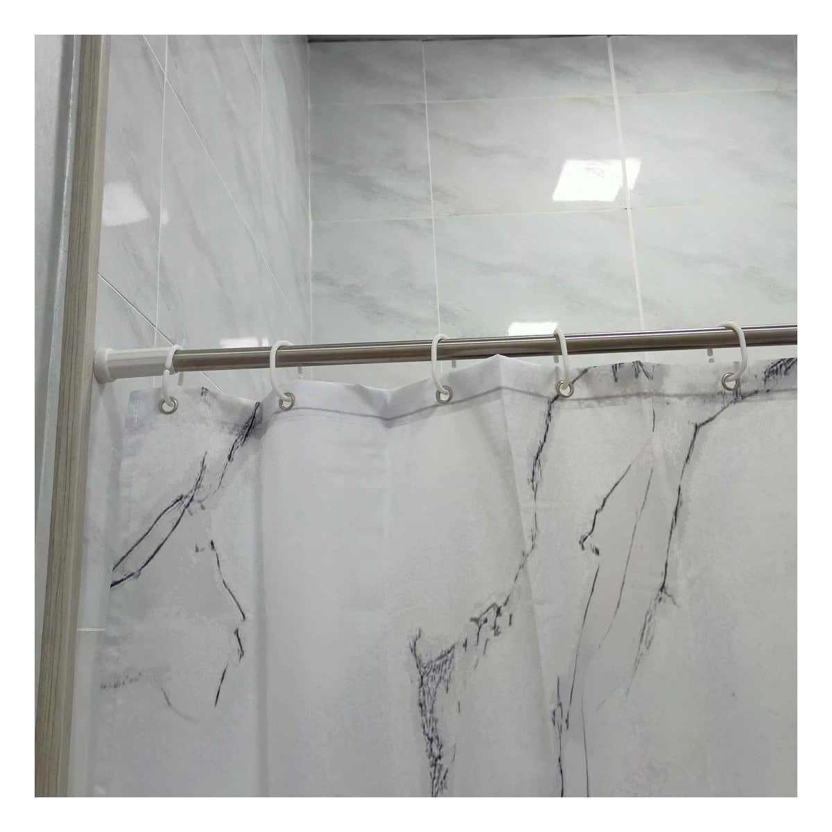 PACK4 VARILLA REGULABLE PARA DUCHA ESTABLE SEGURA PLOMO 1,40M A 2,60M - 5