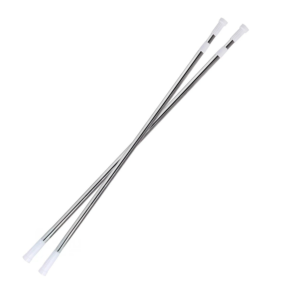 TUBO AJUSTABLE RESISTENTE PARA DUCHA ESTABLE CONFORTABLE 70CM A 1,20M PLOMO Y+LIGAS REGALO - 5