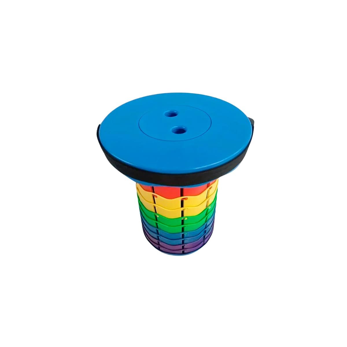 PACK6 BUTACA PORTATIL DISENO SEGURO PARA EXTERIOR Y CASA TAPA AZUL MULTICOLOR Y+REGALO STICKER - 2