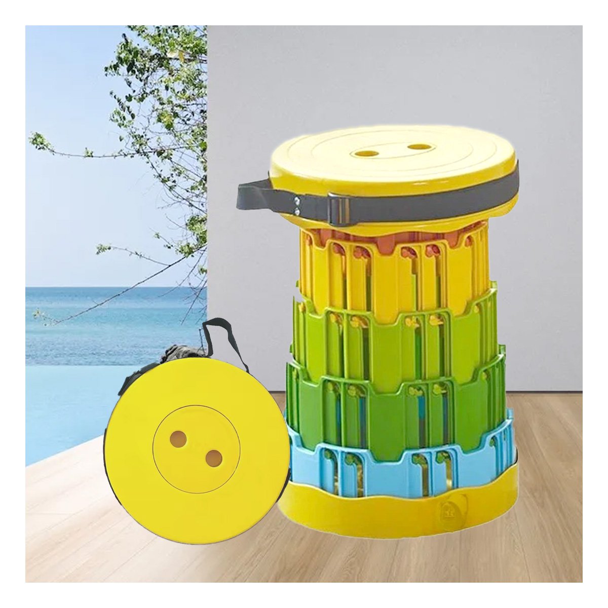 PACK2 MUEBLE CON DOBLE SEGURO PORTATIL PARA ESPACIOS DE HOGAR MULTICOLOR Y+PAPEL REGALO - 5