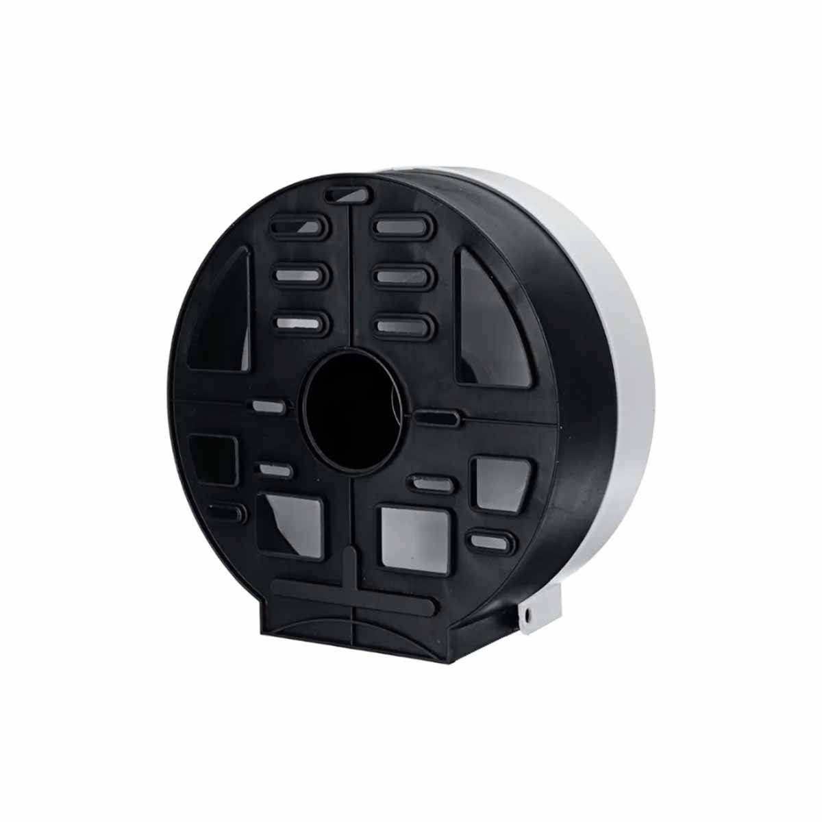 DOSIFICADOR DE PAPEL HIGIENICO JUMBO EN BLANCO Y NEGRO PARA CASA Y OFICINA Y+LIGAS REGALO - 5