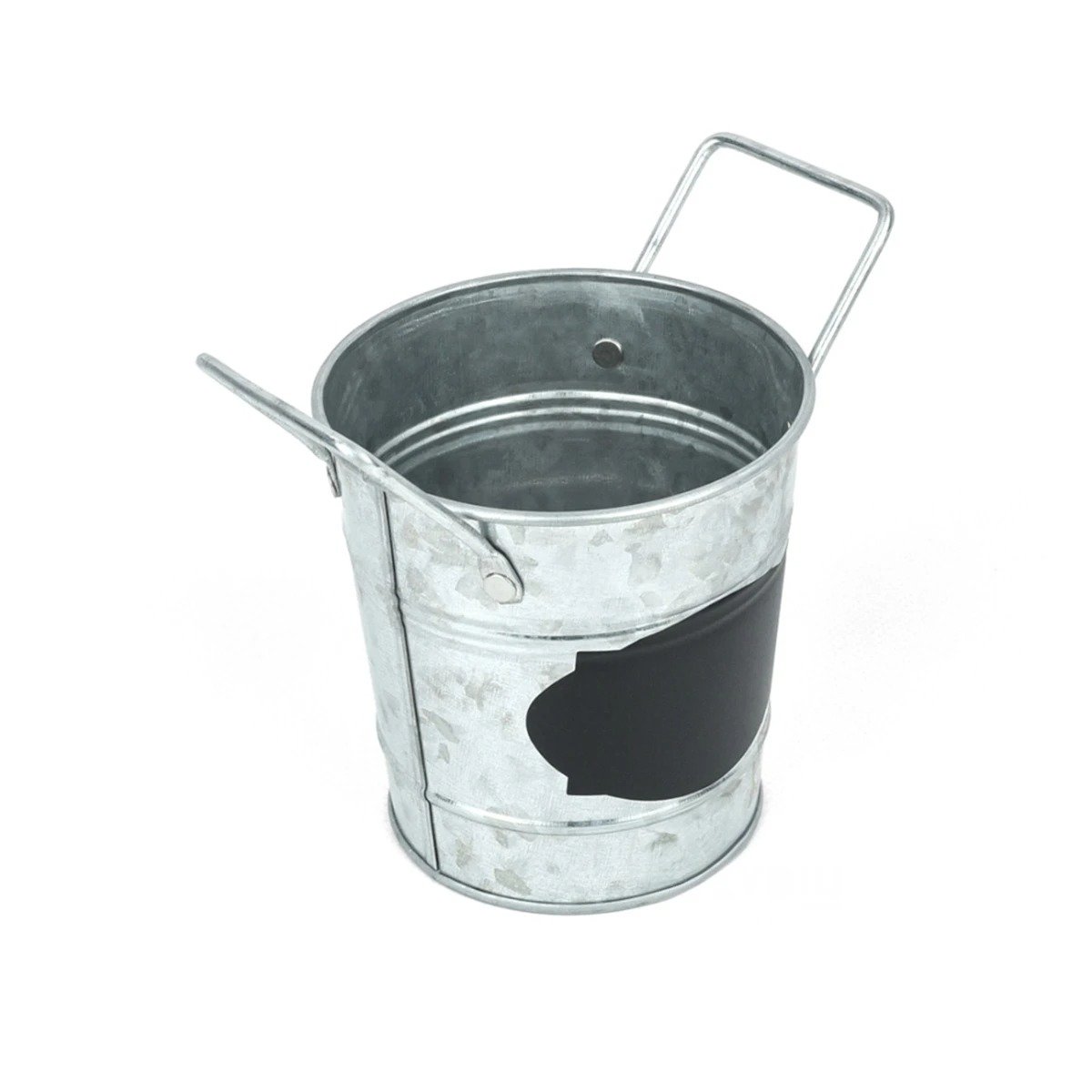 PACK12 CONTENEDOR CUBO DE METAL CON DOBLE AGARRADERA Y CUADRO DE NOTA CALIDAD Y+REGALO STICKER - 2