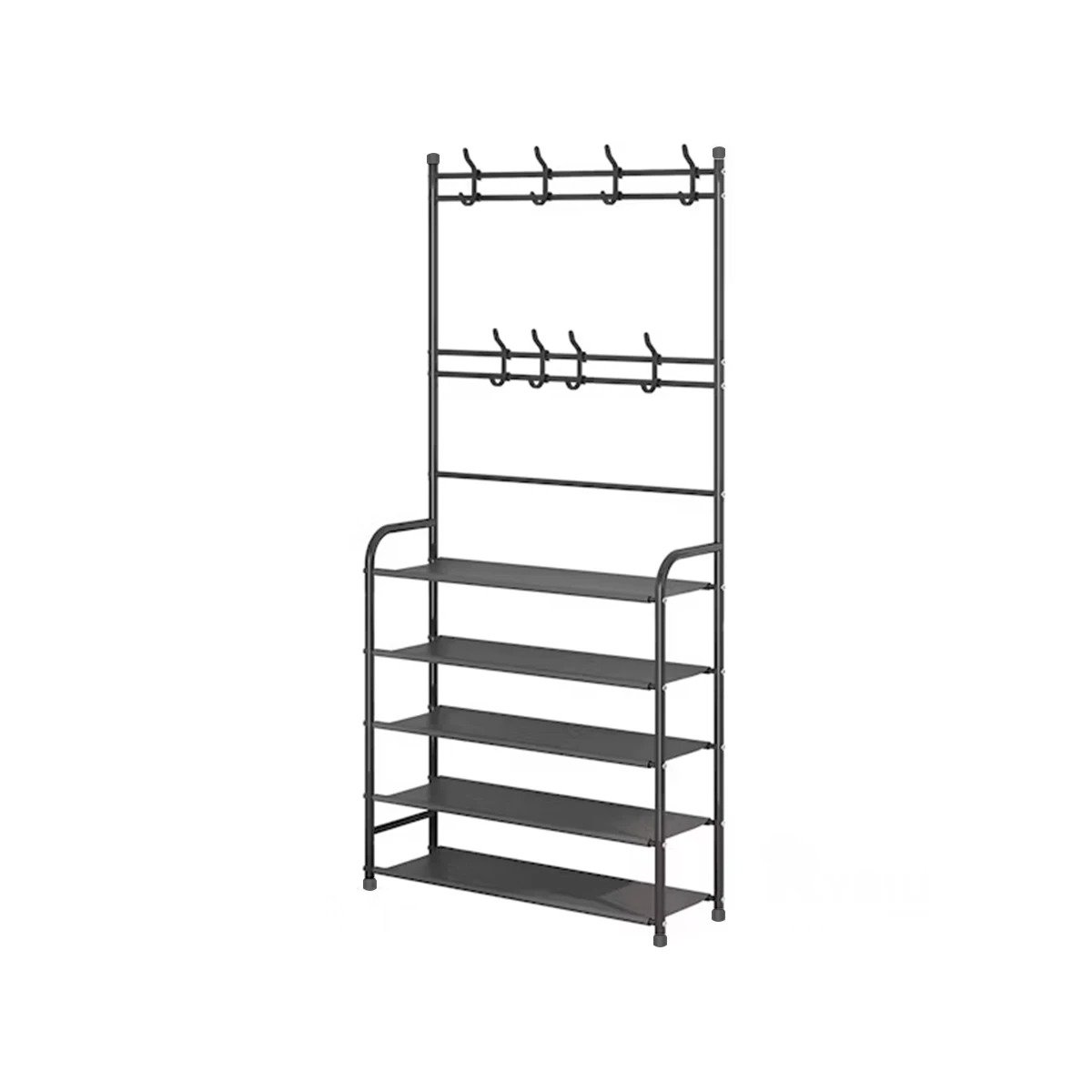 ZAPATERA ORGANIZADORA RESISTENTE Y FUNCIONAL 5 NIVELES NEGRO Y+REGALO STICKER - 1
