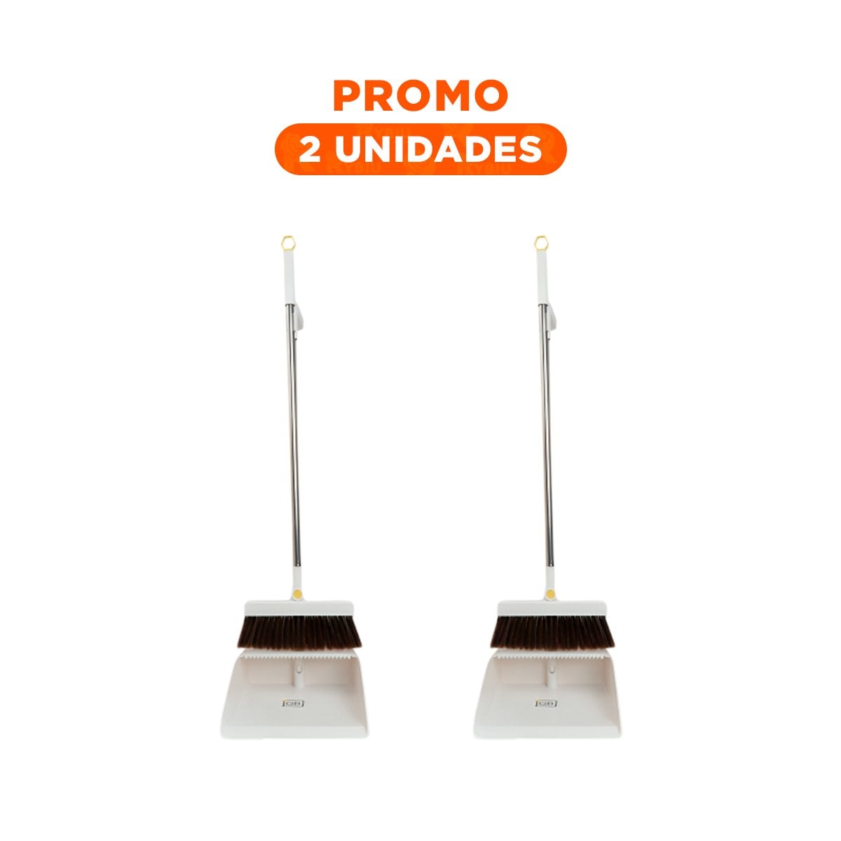 PACK2 IMPLEMENTO RESISTENTE Y PRACTICO PARA LIMPIEZA DIARIO HOGAR BLANCO Y+REGALO STICKER - 1