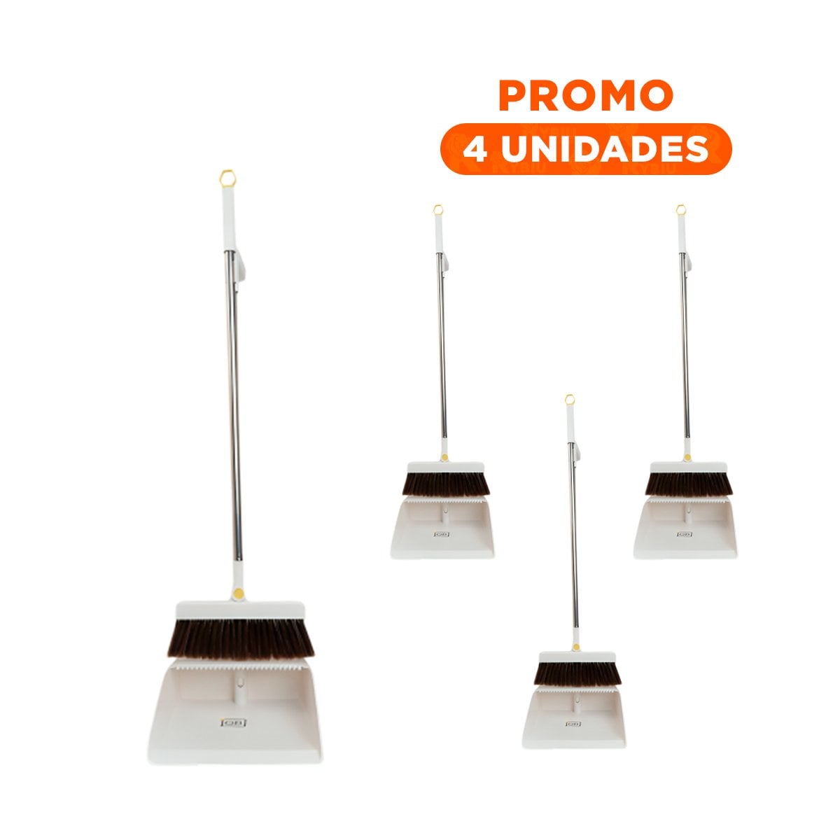 PACK4 IMPLEMENTO LIGERO PARA BARRER EN CASA FACIL BLANCO - 1