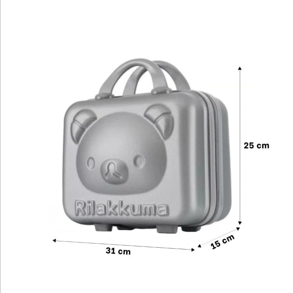 PACK2 PETACA DE OSO COLOR PLOMO CON FORMATO MINI MULTIUSOS Y+PAPEL REGALO - 4
