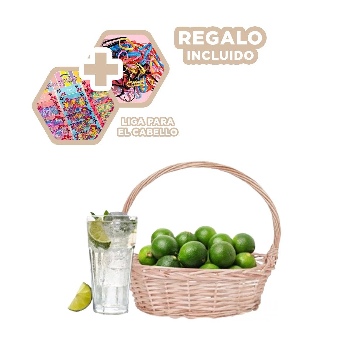 CANASTA CON DIMENSIONES 28X20X25CM OVALADA EN MIMBRE NATURAL Y+LIGAS REGALO - 2