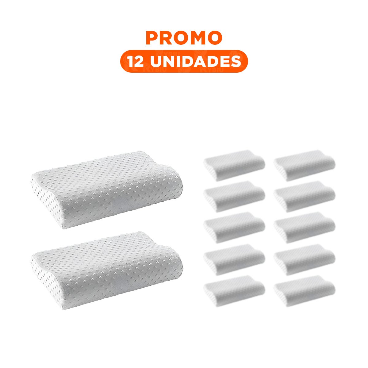 PACK12 SUEÑO CERVICAL ORTOPEDICO PARA MEJOR DESCANSO EN HOGAR Y CONFORT - 1