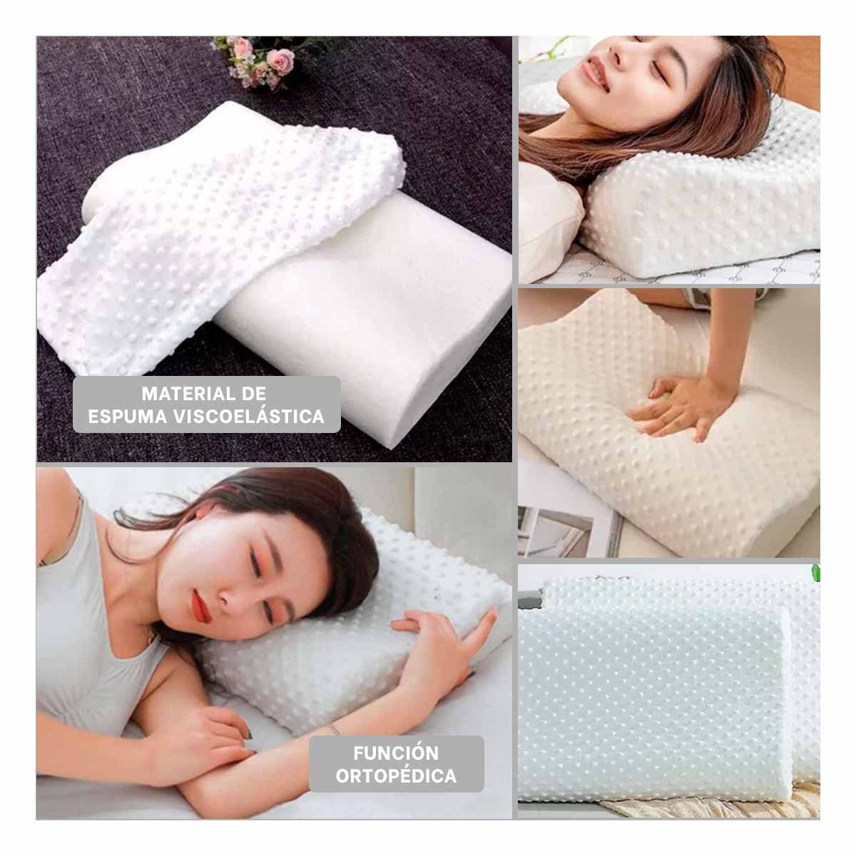 COJINETE ORTOPEDICO CERVICAL PARA DORMIR MEJOR EN CASA CON APOYO Y CONFORT Y+POST IT - 2