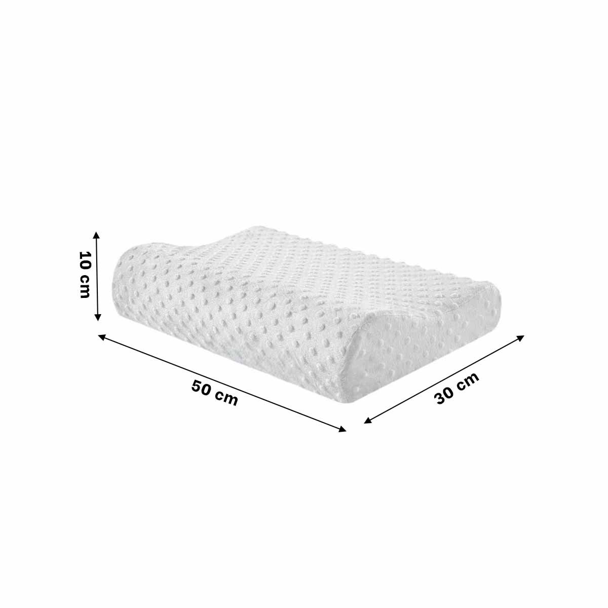 COJINETE ORTOPEDICO CERVICAL PARA DORMIR MEJOR EN CASA CON APOYO Y CONFORT Y+POST IT - 4