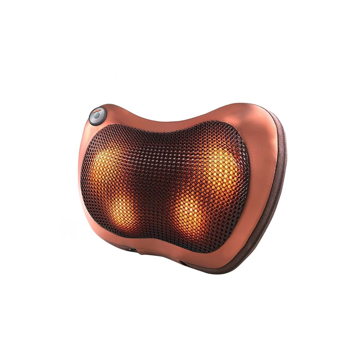 COJIN MASAJEADOR ELECTRICO PARA ESPALDA Y CERVICAL CON CALOR RELAJANTE Y+REGALO STICKER - 1