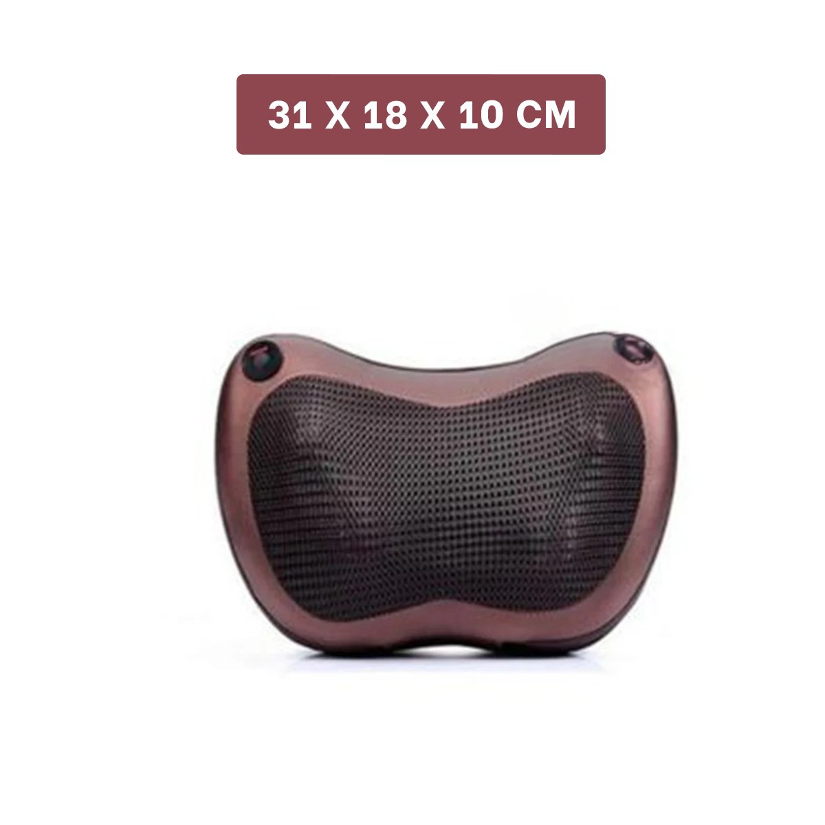 COJIN MASAJEADOR ELECTRICO PARA ESPALDA Y CERVICAL CON CALOR RELAJANTE Y+REGALO STICKER - 4