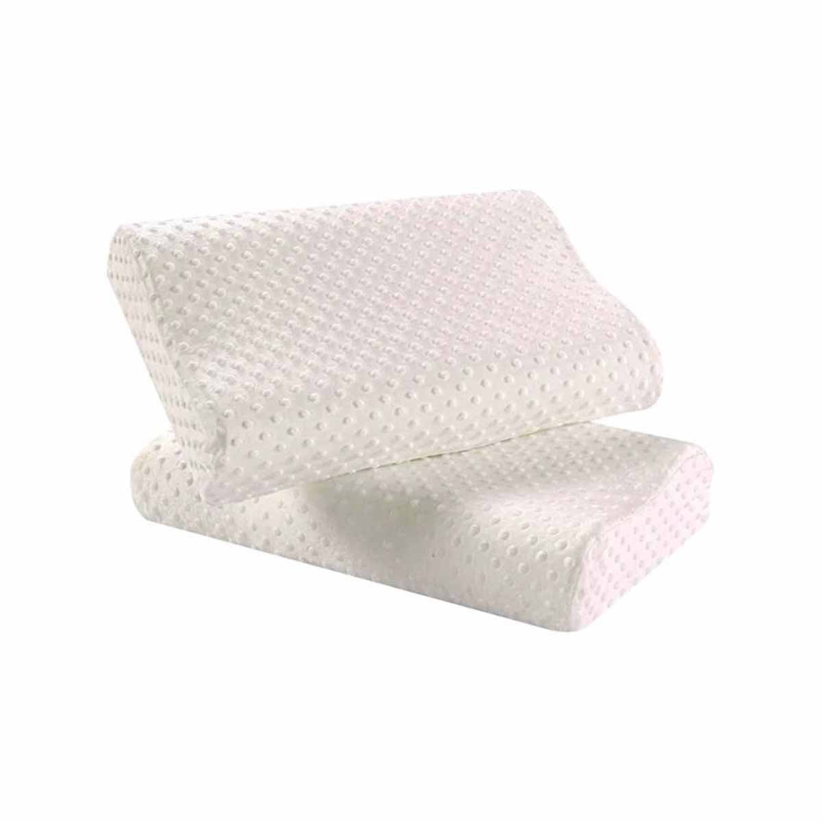 ALMOHADON ORTOPEDICO CERVICAL PARA DORMIR EN CASA CON APOYO SUAVE Y CONFORT Y+REGALO STICKER - 1