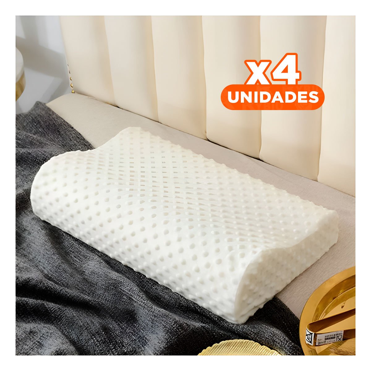 PACK4 RELAX CERVICAL ORTOPEDICO PARA DESCANSO PROLONGADO EN HOGAR CON SOPORTE Y+REGALO STICKER - 1
