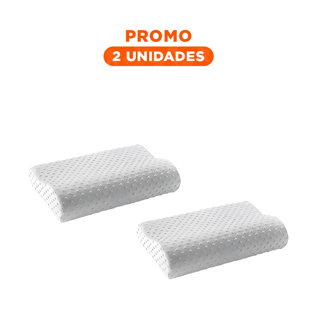 PACK2 APOYO CERVICAL ORTOPEDICO PARA DORMIR EN HOGAR CON SENSACION DE CONFORT Y+REGALO STICKER - 1