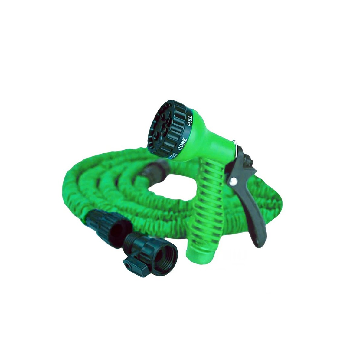 CONDUCTO EXPANDIBLE 22 METROS VERDE PARA RIEGO JARDIN HOGAR PRACTICO Y DURABLE Y+REGALO STICKER - 1