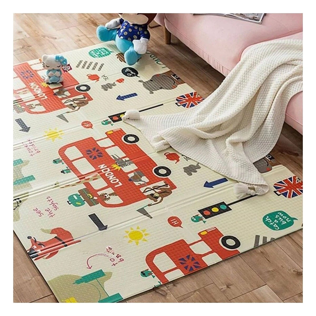 ALFOMBRILLA DE DECORACION HOGAR PARA SALA DORMITORIO INFANTIL SUAVE Y COMODA Y+LIGAS REGALO - 3