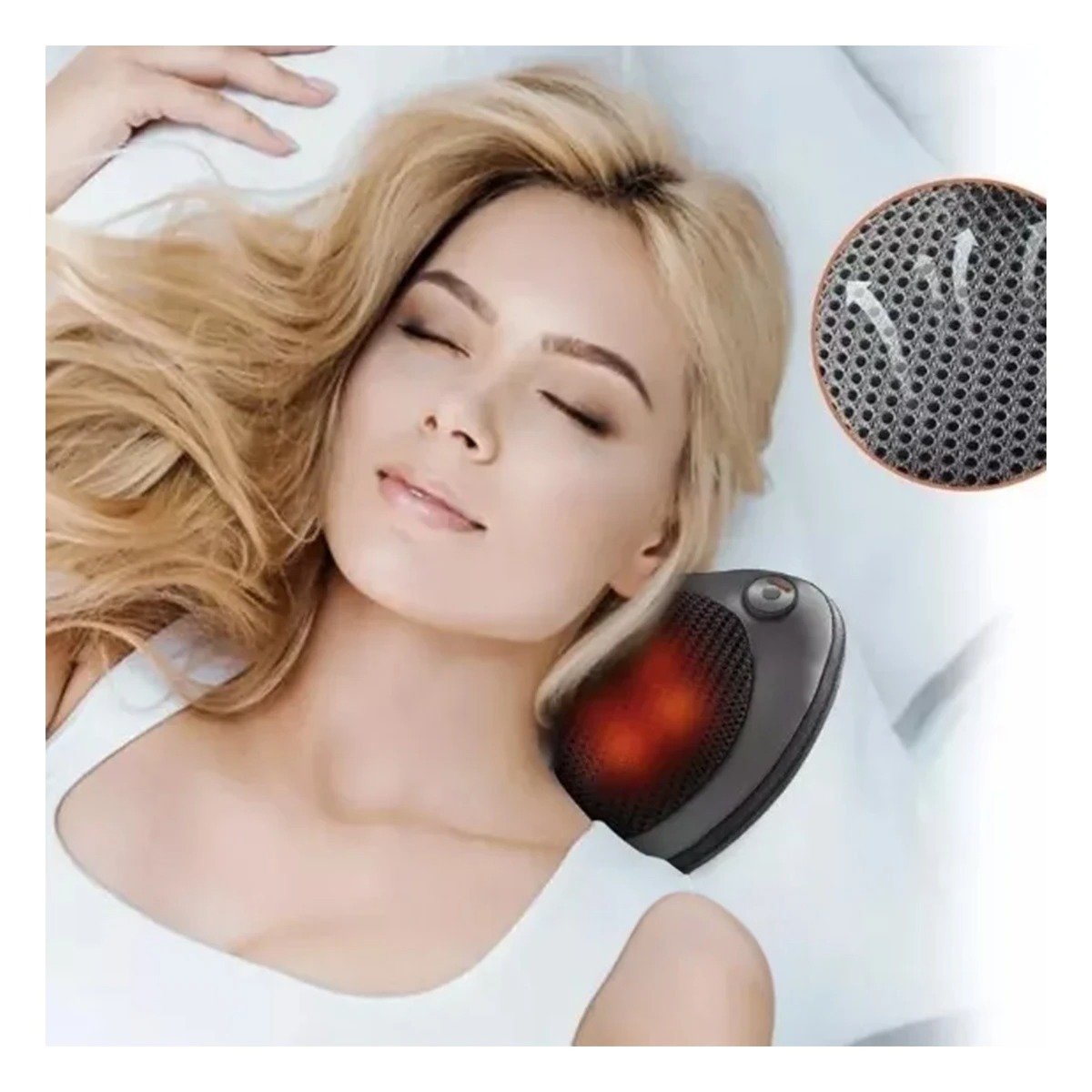 PACK6 RESPALDO ELECTRICO MASAJEADOR CON CALOR PARA ESPALDA Y CUELLO Y+PAPEL REGALO - 5