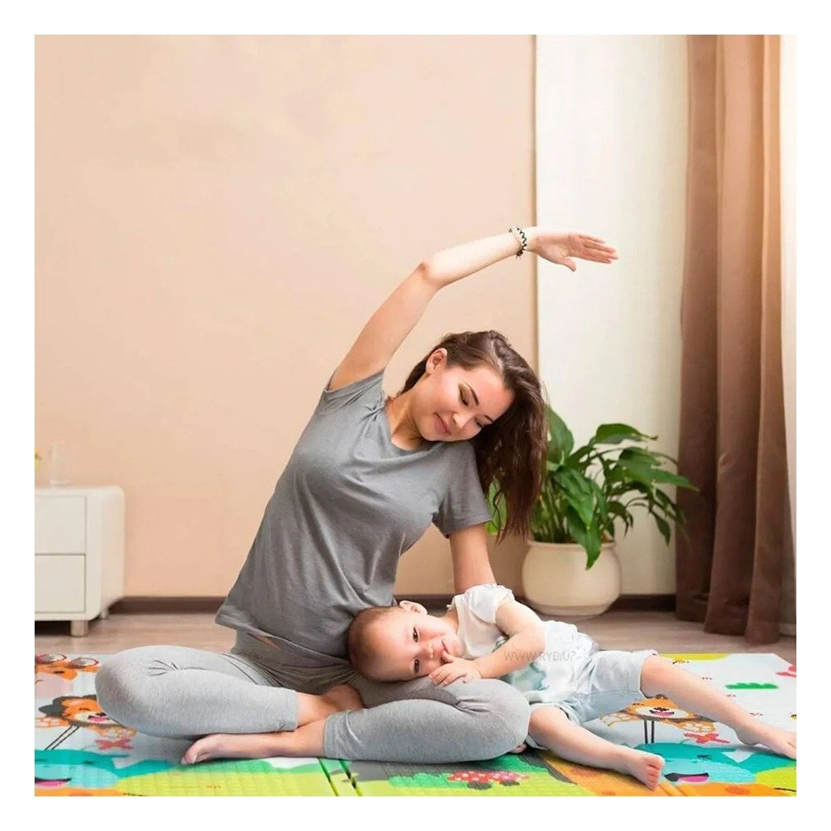 TAPETE DE DECORACION HOGAR PARA CASA SALA DORMITORIO INFANTIL SUAVE - 1