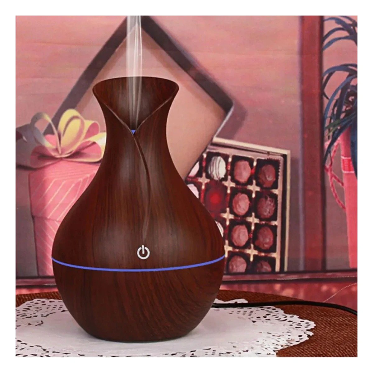 PACK4 DISPERSOR AROMATICO PARA ESPACIOS DEL HOGAR CON MADERA OSCURO ELEGANTE - 5