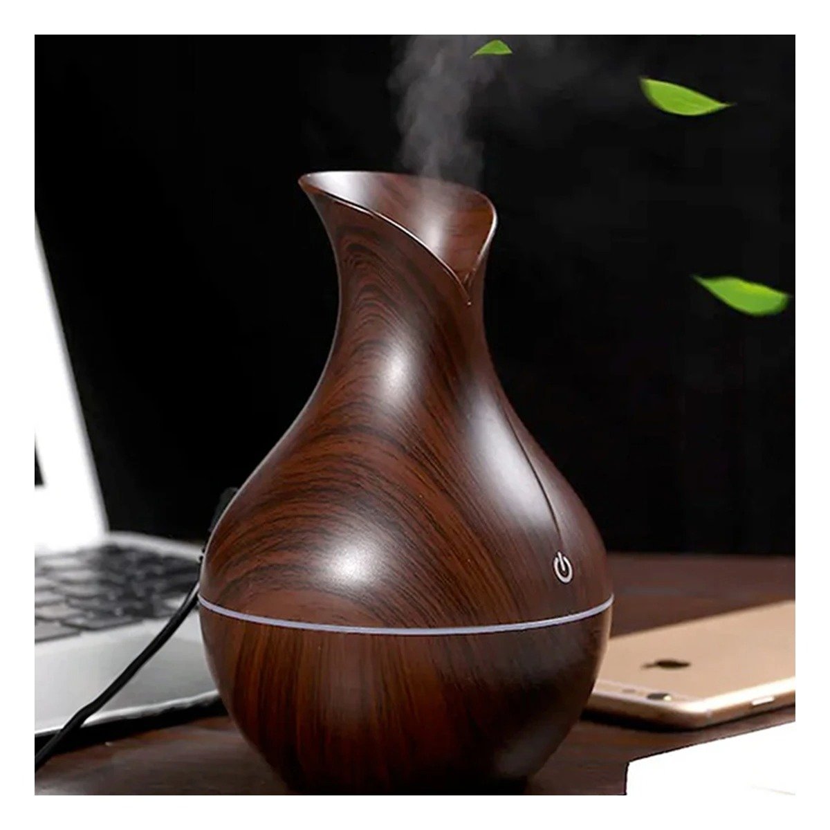 PACK12 DIFUSOR PARA AROMAS DEL HOGAR CON ESTILO DECORATIVO EN MADERA OSCURO Y+PAPEL REGALO - 3