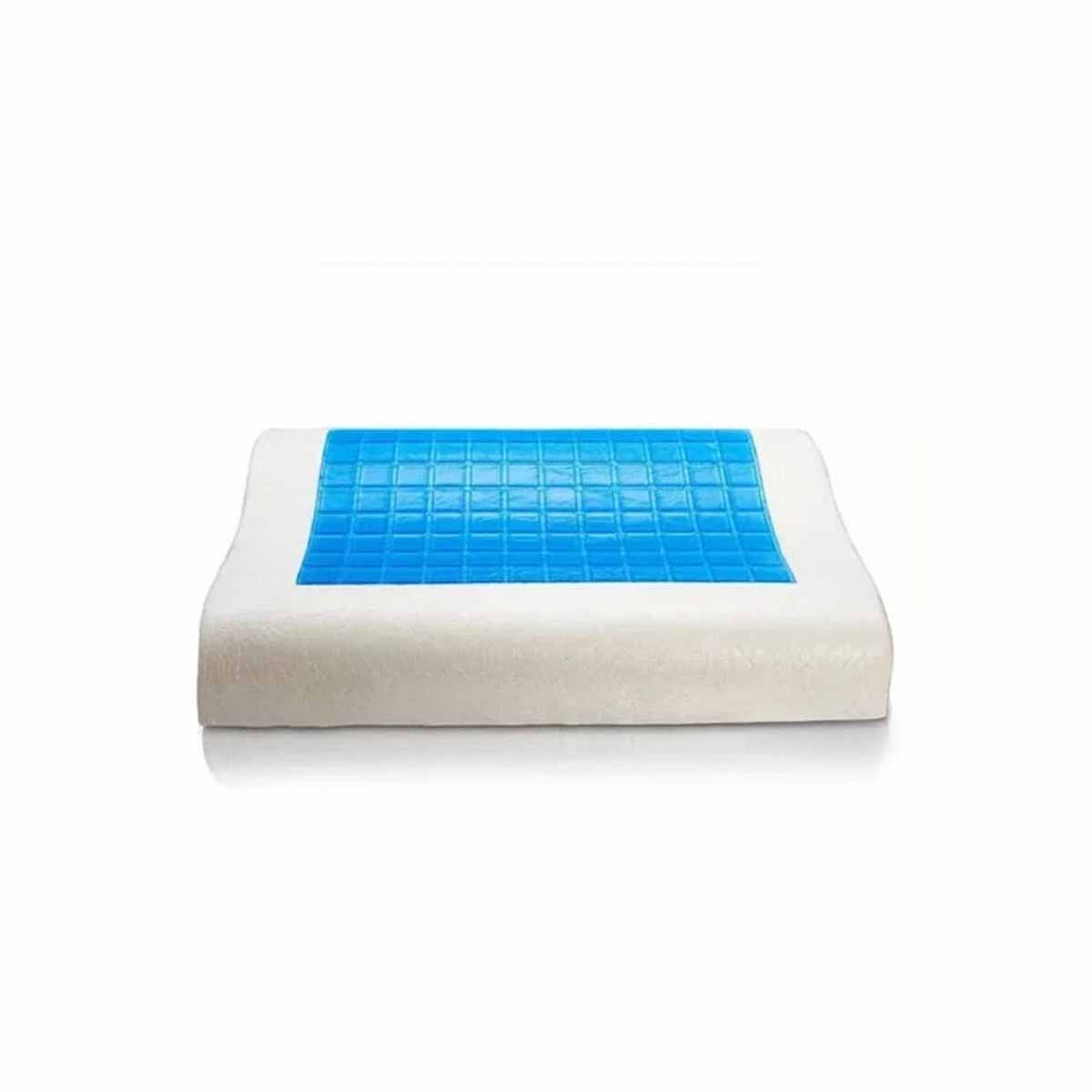 APOYO ORTOPEDICO CERVICAL CON GEL PARA DORMIR COMODO Y MEJOR POSTURA EN CASA Y+LIGAS REGALO - 5