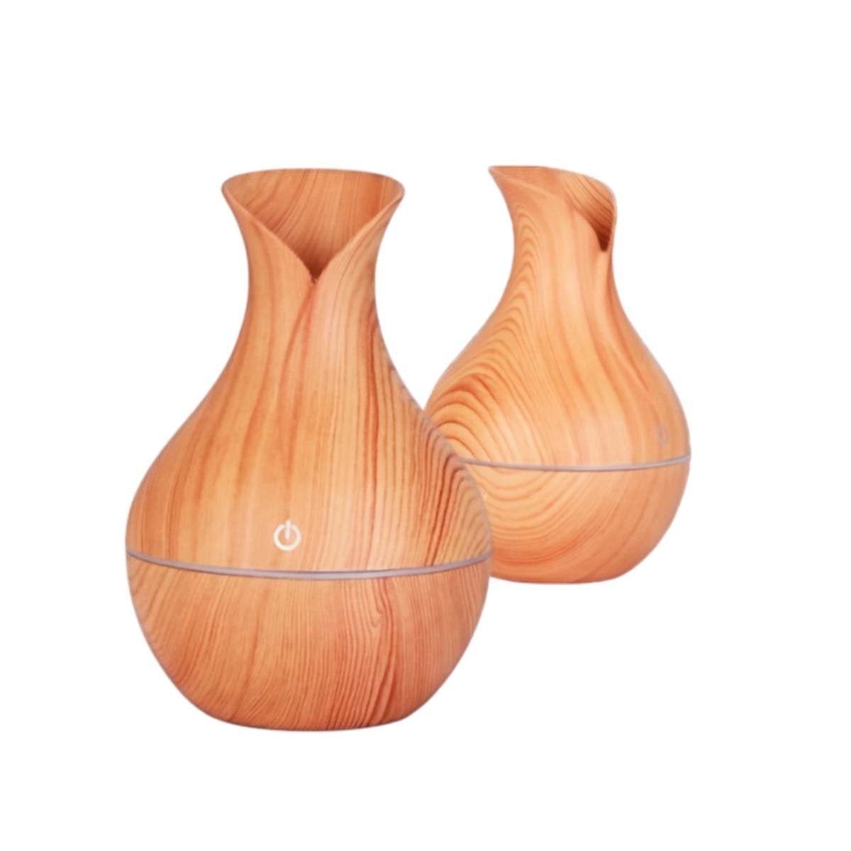 PACK4 EQUIPO AROMATICO MADERA CLARO PARA DECORACION HOGAR CON ESTILO NATURAL Y+PAPEL REGALO - 3