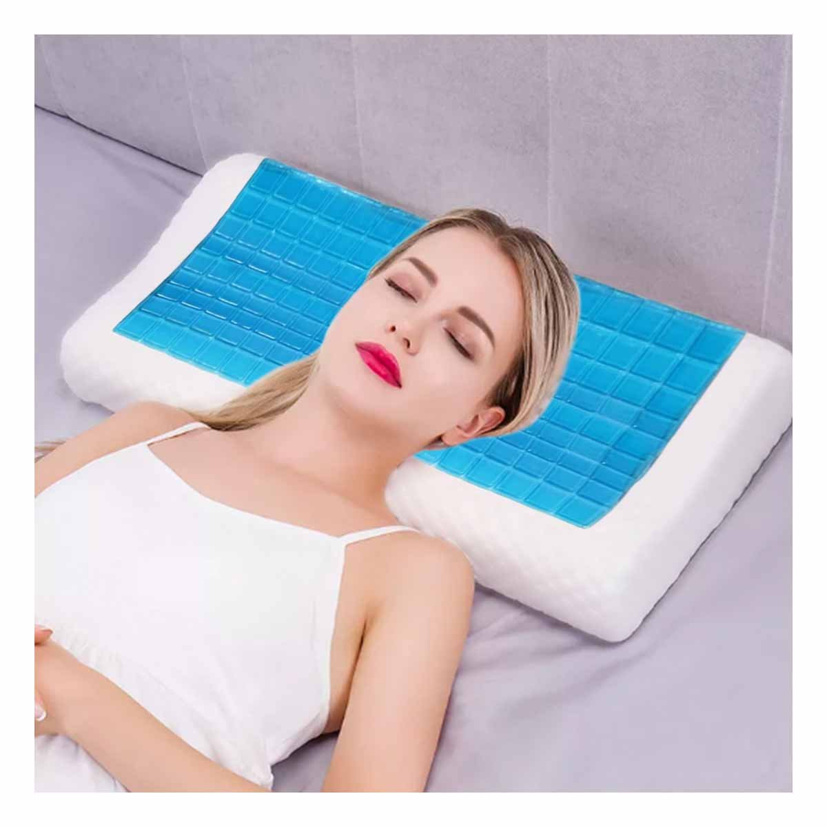 PACK6 ACCESORIO CERVICAL ORTOPEDICO CON GEL PARA DORMIR MEJOR EN HOGAR - 2